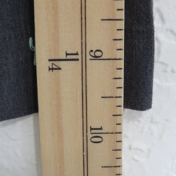 Old Navy* Men's Short Sleeve Button Down Curved‎ Hem Chest Pocket Shirt~ Large - Picture 9 of 11